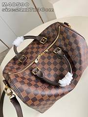 Fortok Louis Vuitton Speedy Bandoulière 30 bag Damier Azur canvas 21 x 17 x 30cm - 6