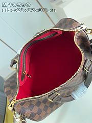 Fortok Louis Vuitton Speedy Bandoulière 30 bag Damier Azur canvas 21 x 17 x 30cm - 4