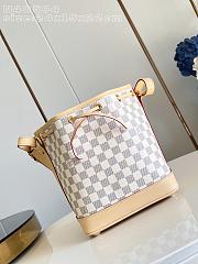 Fortok Louis Vuitton Noé bucket bag Damier Azur canvas 24 x 15 x 22cm - 1