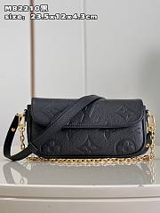 Fortok Louis Vuitton Wallet On Chain Ivy bag Black 23.5 x 12 x 4.3cm - 1