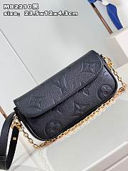 Fortok Louis Vuitton Wallet On Chain Ivy bag Black 23.5 x 12 x 4.3cm - 5