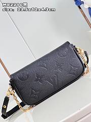 Fortok Louis Vuitton Wallet On Chain Ivy bag Black 23.5 x 12 x 4.3cm - 4