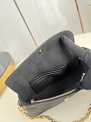 Fortok Louis Vuitton Wallet On Chain Ivy bag Black 23.5 x 12 x 4.3cm - 2
