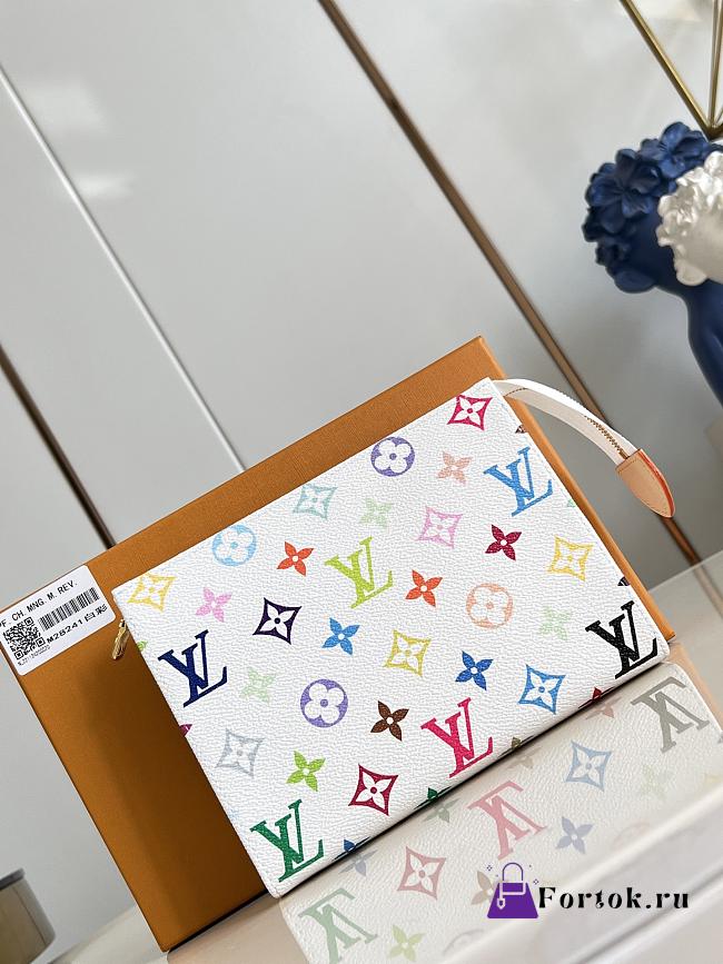 Fortok Louis Vuitton x Takashi Murakami Toiletry Pouch 19 15x6x19cm - 1