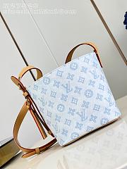 Fortok Louis Vuitton All In bag Monogram Origine canvas Bleu Courrier 18 x 12 x 16cm - 1