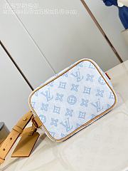 Fortok Louis Vuitton All In bag Monogram Origine canvas Bleu Courrier 18 x 12 x 16cm - 6