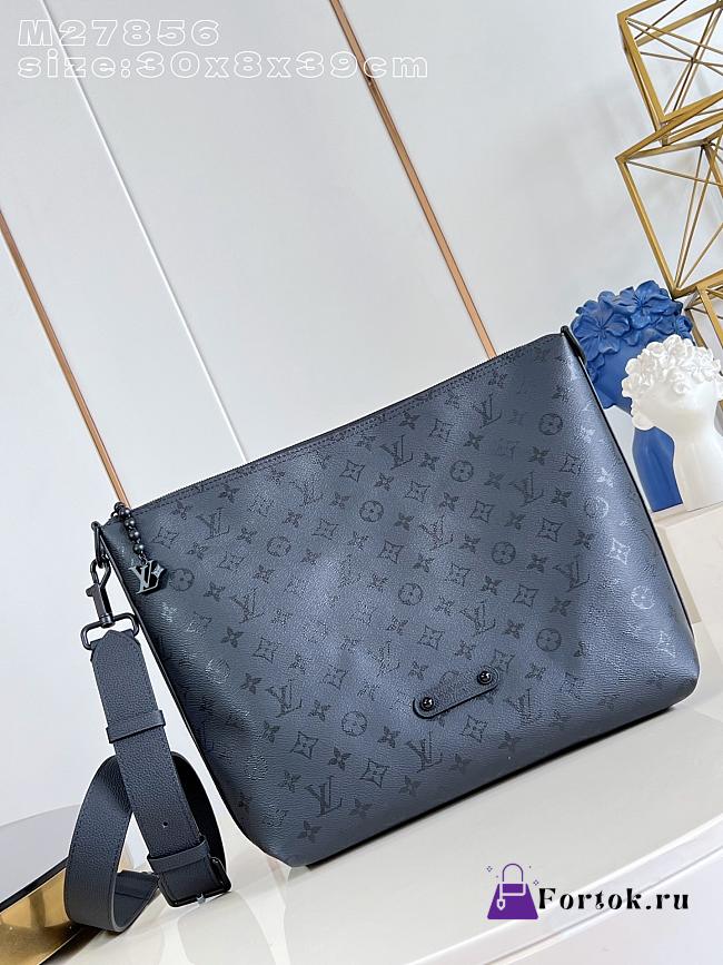 Fortok Louis Vuitton Vagabond Hobo Monogram Midnight Black 30x8x39cm - 1