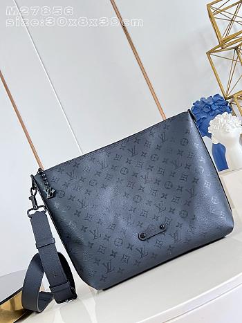Fortok Louis Vuitton Vagabond Hobo Monogram Midnight Black 30x8x39cm