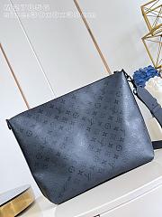 Fortok Louis Vuitton Vagabond Hobo Monogram Midnight Black 30x8x39cm - 5