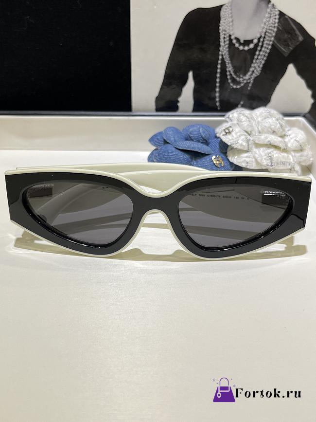 Fortok Chanel Sunglasses CH6056 Black - 1