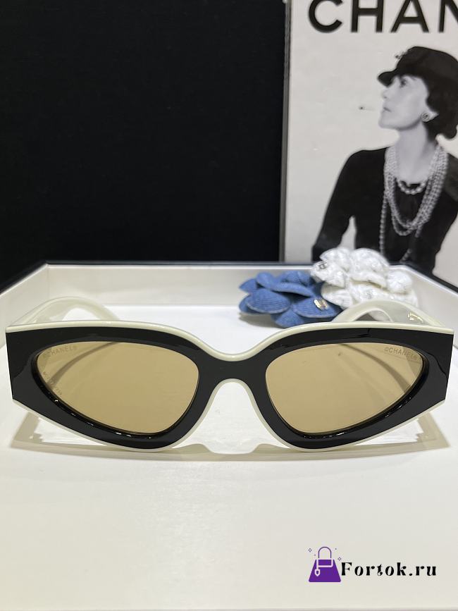 Fortok Chanel Sunglasses CH6056 Brown - 1