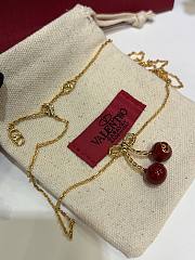 Fortok Valentino Garavani Cherryfic Necklace - 5