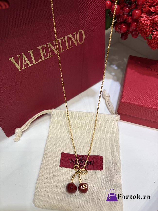 Fortok Valentino Garavani Cherryfic Necklace - 1