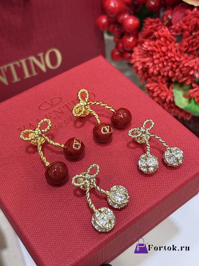 Fortok Valentino Garavani Cherryfic Earrings - 1