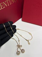 Fortok Valentino Garavani Cherryfic Metalic Necklace - 5