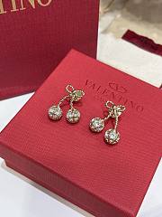Fortok Valentino Garavani Cherryfic Metalic Earrings - 3