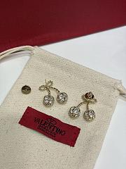 Fortok Valentino Garavani Cherryfic Metalic Earrings - 4