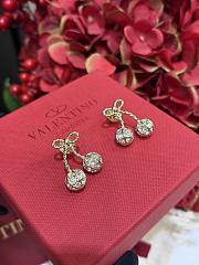 Fortok Valentino Garavani Cherryfic Metalic Earrings - 6