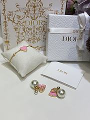 Fortok Dior Heart Earrings - 4
