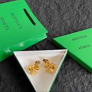 Fortok Bottega Veneta Earrings Gold - 1