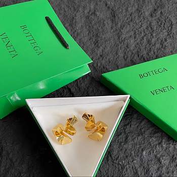 Fortok Bottega Veneta Earrings Gold