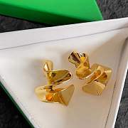 Fortok Bottega Veneta Earrings Gold - 4