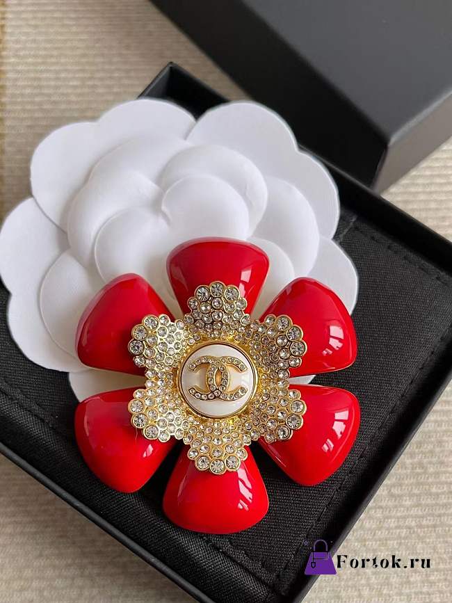 Fortok Chanel Flower Brooch - 1