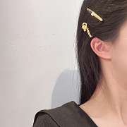 Fortok Miu Miu Hair Clip Gold - 2