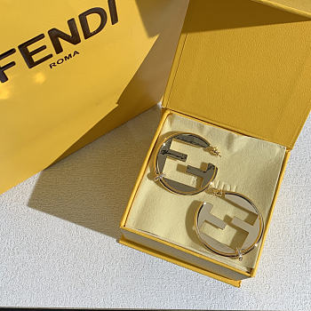 Fortok Fendi Large FF Earrings