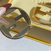 Fortok Fendi Large FF Earrings - 6
