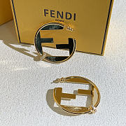 Fortok Fendi Large FF Earrings - 4