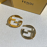 Fortok Fendi Large FF Earrings - 3