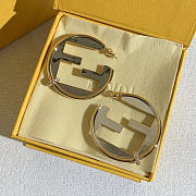 Fortok Fendi Large FF Earrings - 2