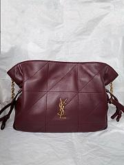 Fortok Saint Laurent Jamie bag Burgundy 26×18×12.5cm - 1