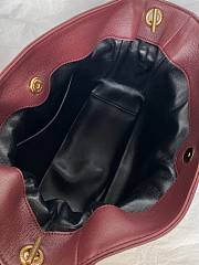 Fortok Saint Laurent Jamie bag Burgundy 26×18×12.5cm - 6