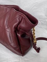 Fortok Saint Laurent Jamie bag Burgundy 26×18×12.5cm - 5