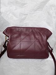 Fortok Saint Laurent Jamie bag Burgundy 26×18×12.5cm - 2