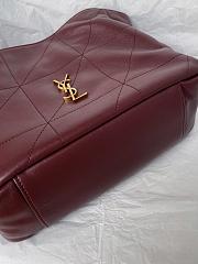 Fortok Saint Laurent Jamie bag Burgundy 26×18×12.5cm - 4