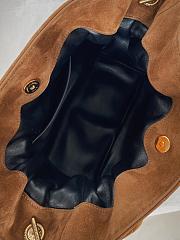Fortok Saint Laurent Jamie bag Suede Brown 26×18×12.5cm - 4