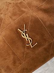Fortok Saint Laurent Jamie bag Suede Brown 26×18×12.5cm - 6