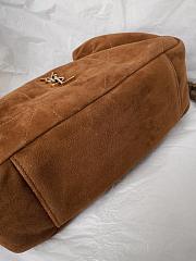 Fortok Saint Laurent Jamie bag Suede Brown 26×18×12.5cm - 3