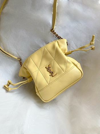 Fortok Saint Laurent Jamie mini bag Yellow 14.5×15.5×8cm