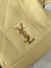 Fortok Saint Laurent Jamie mini bag Yellow 14.5×15.5×8cm - 3