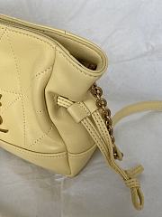 Fortok Saint Laurent Jamie mini bag Yellow 14.5×15.5×8cm - 4