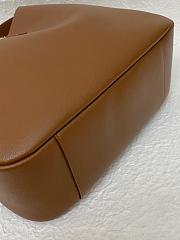 Fortok Saint Laurent Le 5 à 7 leather hobo bag Brown 30×31×13cm - 5