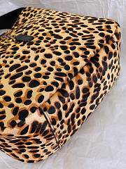 Fortok Saint Laurent Le 5 à 7 leather hobo bag Leopard Print 23×22×8.5cm - 5