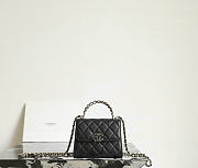 Fortok Chanel Mni Kelly Trendy CC Handle Black 11.5 x 14.5 x 5.5cm - 5