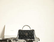 Fortok Chanel Mni Kelly Trendy CC Handle Black 10 x 18 x 4.5cm - 1