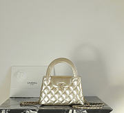 Fortok Chanel Kelly Bag Gold 13x19x7cm - 1