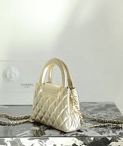 Fortok Chanel Kelly Bag Gold 13x19x7cm - 3